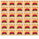 click on this thumbnail for a larger image of the print: 'Stamp &ndash; NSU Spider-yellow'